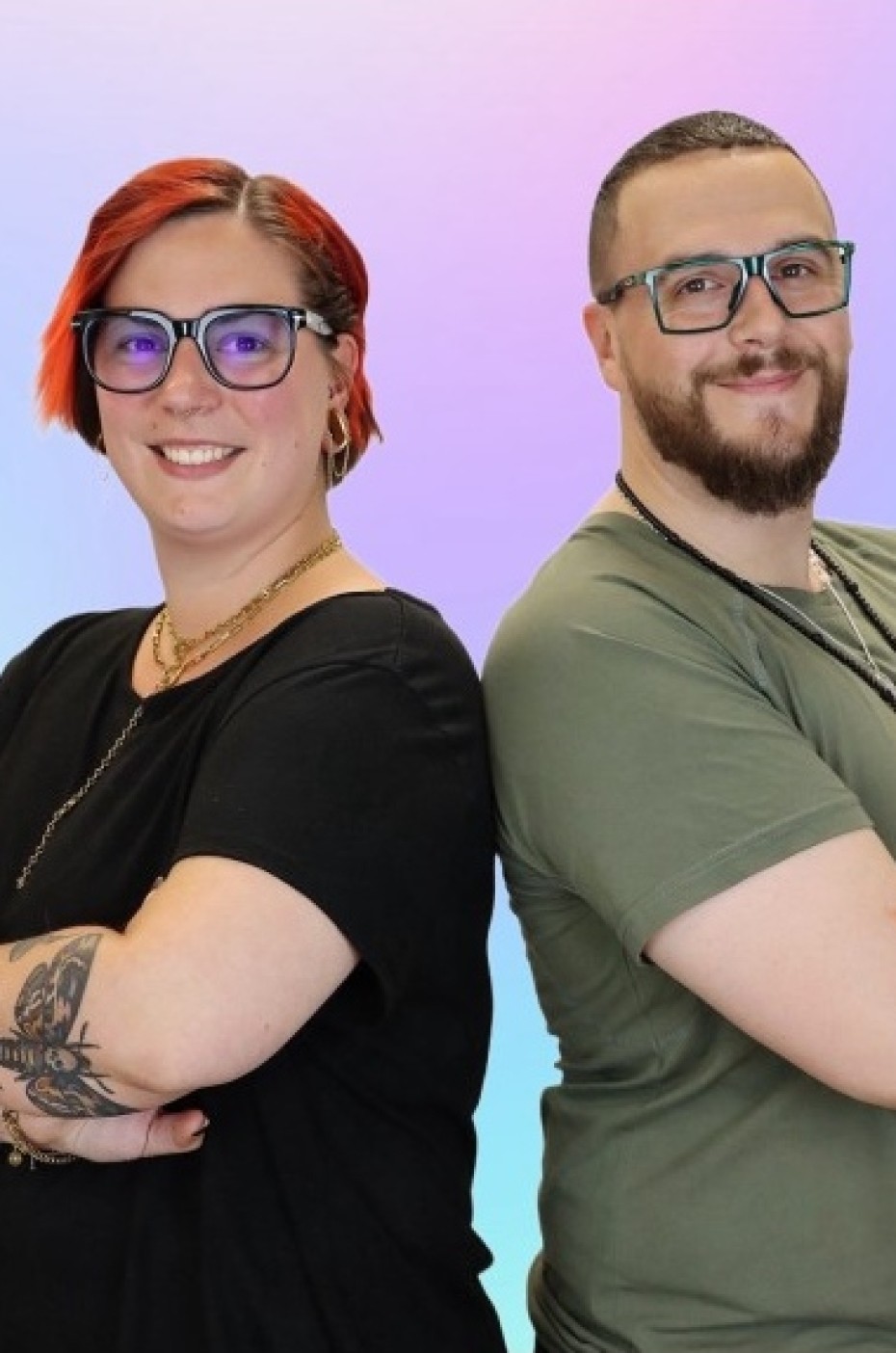 Chris Lehmann und Kollegin
